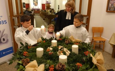 Adventi gyertyagyújtás 2018.december 1-én