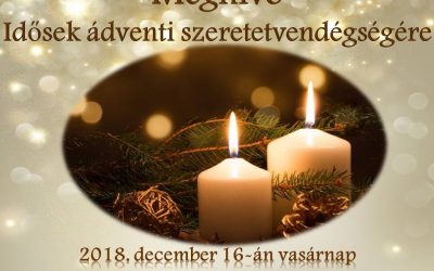 Meghívó Idősek Ádventi szeretetvendégségére