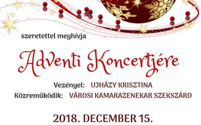 Meghívó Paks Városi Vegyeskar Ádventi koncertjére
