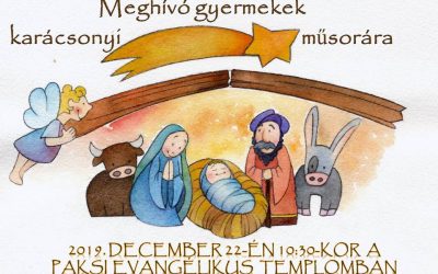 Meghívó gyermekek karácsonyi műsorára